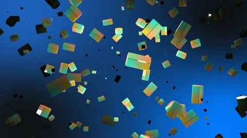 Abstract 3d small hexagon shape cylinder moving animation Stock Footage 112256271