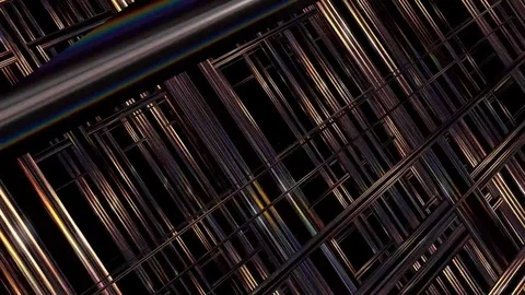 Abstract 3d space Stock Footage 76989377