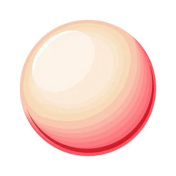 Abstract 3d sphere gradient colors vibrant design Illustrazione stock