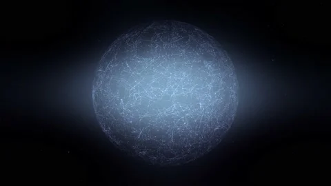 Abstract 3d sphere rotation background Stock Footage 232298832