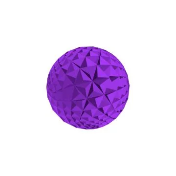Abstract 3d sphere.Isolated on white background.Vector illustration. Stock Illustration