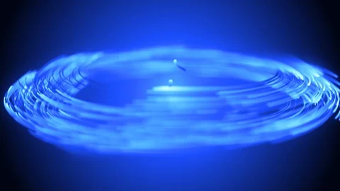 Abstract 3d Spinning Light Strokes Background Stock Footage 126402405