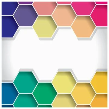 Abstract 3d square background, colorful tiles, geometric, vector illustration Stock Illustration