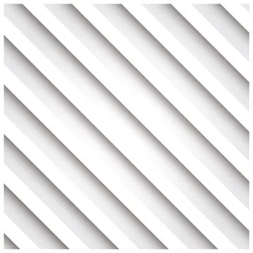 Abstract 3D stripe background, white, vector illustration Stock Illustration
