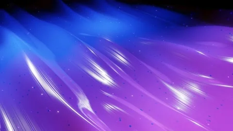 Abstract 3D surface with beautiful waves, luminous sparkles and bright color Stock Footage 132426266