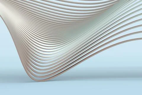 Abstract 3D Surface Illustrazione stock