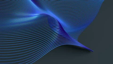 Abstract 3D Surface Illustrazione stock