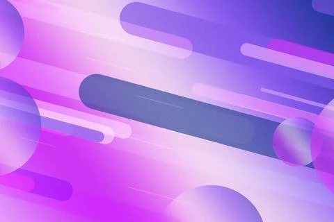Abstract 3D tech background showing bokeh spheres, rounded bars, and soft l.. Illustrazione stock