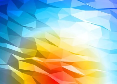 Abstract 3d triangle vector background. Stock Illustration