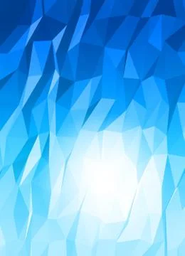 Abstract 3d triangle vector background. Stock Illustration