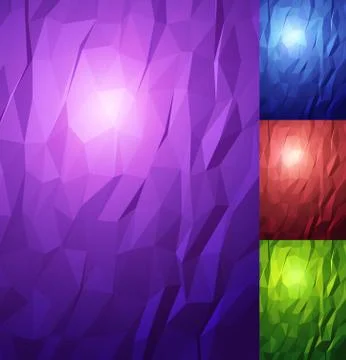 Abstract 3d triangle vector background. Illustrazione stock