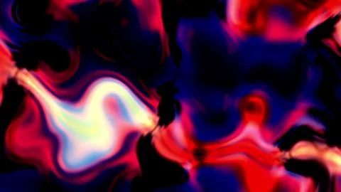 Abstract 3d twisted liquid wavy colorful background. Stock Illustration