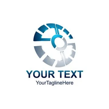 Abstract 3d vector icon such logo for your business. Vector illustration Stock Illustration