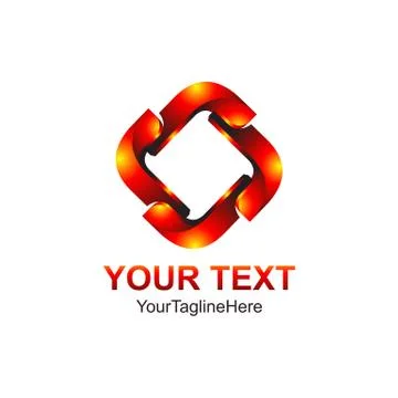 Abstract 3d vector icon such logos template element. Vector Illustration Illustrazione stock