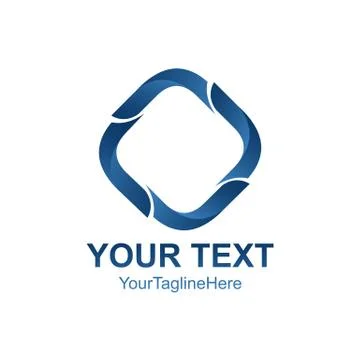 Abstract 3d vector icon such logos template element. Vector Illustration Stock Illustration