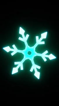 Abstract 3D vertical backgrounds neon snowflake rainbow colourful gradient Stock Illustration