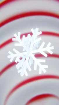 Abstract 3D vertical backgrounds snowflake candy cane textured waves gradient Stock Illustration