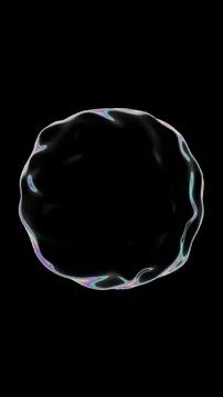 Abstract 3D vertical futuristic chrome hologram iridescent prism transparent Stock Illustration