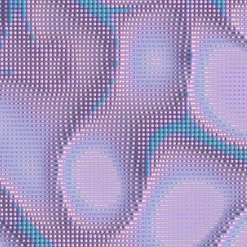 An abstract 3D visualization of a capsule matrix. High-tech, minimalist style 库存插图
