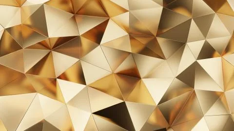 Abstract 3d wallpaper of gold surface. イラスト素材