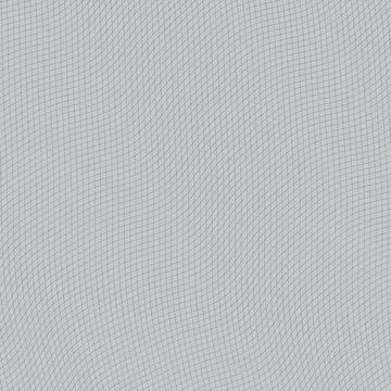 Abstract 3D Warped Mesh Grid Background, Distorted Geometric Wireframe Pattern Illustrazione stock