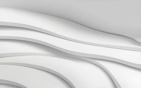 Abstract 3D White Background Stock Illustration