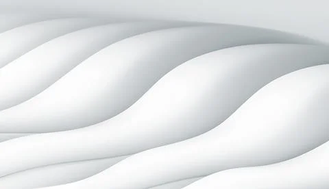 Abstract 3D White Background Stock Illustration