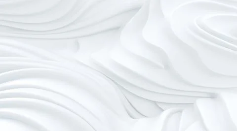 Abstract 3D White Background Stock Illustration