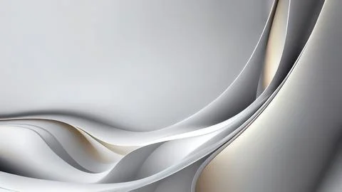 Abstract 3D White Background Illustrazione stock