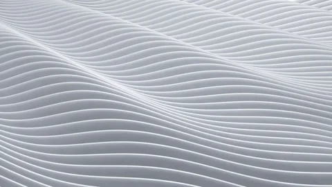 Abstract 3d white curve wavy lines texture.  Seamless  motion design backgr.. 스톡 동영상 336044823