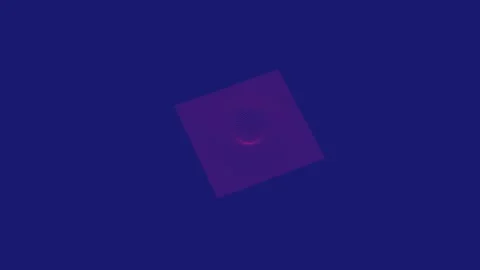 Abstract 3D wireframe wave surface animation, neon grid motion background in... Vídeos de archivo 327947686