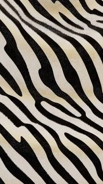 Abstract 3D zebra animal pattern fabric fur stripes vertical background template Illustrazione stock