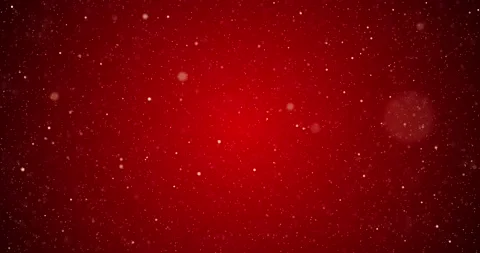 Abstract 4K Animated background with Chaotically Moving Particles. Red Backg Video stock 147945403