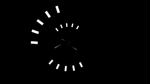 Abstract 4K animation with chaotic motion of geometric elements arranged in t Stock Footage 324461286