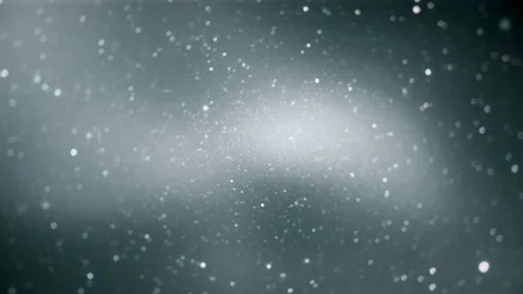 Abstract 4K Animation Elegant White Particles And Bokeh With A Gray Background Stock-Footage 203354034