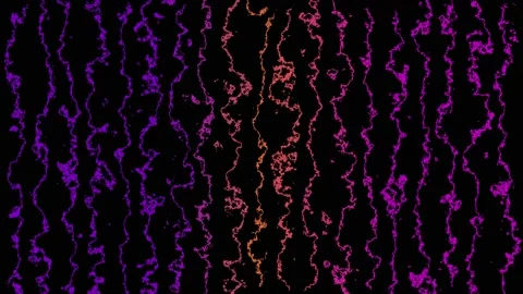 Abstract 4k animation with gradient vertical wavy lines on the black background Stock Footage 130849729