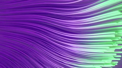 Abstract 4K animation of a stream of flexible lines. A stylish background Stock Footage 320861639