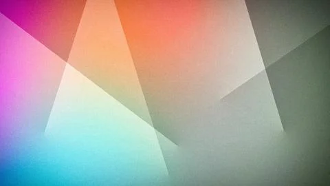 Abstract 4K background with a blend of green, red, blue, and pink geometric.. Stock-Illustration