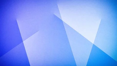 Abstract 4K background with cool blue and light purple geometric shapes, fe.. Stock-Illustration