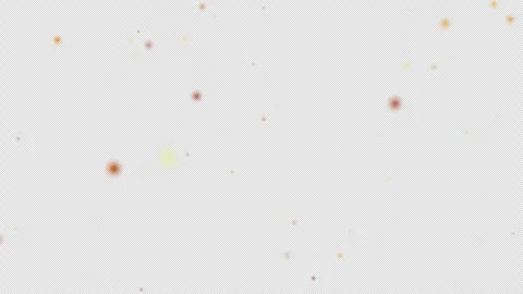 Abstract 4K Background Floating Warm-Colored Particle Spheres  Transparency Stock Footage 337499640