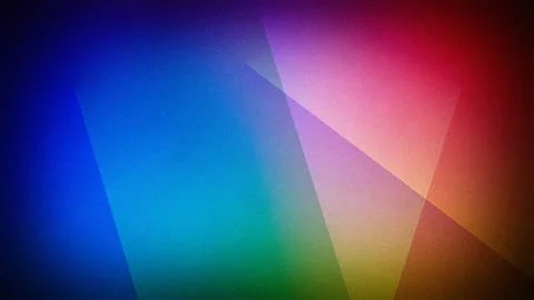 Abstract 4K background with a vivid blend of blue, green, red, and purple g.. Stock-Illustration