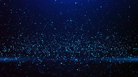 Abstract 4K Blue shining glitter particles 4K 3D Loop Animation New Motion Stock Footage 151453628
