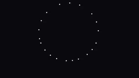 Abstract 4K circular dot pattern Vidéo 331660289