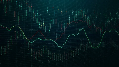Abstract 4K forex animation Stock Footage 98995923