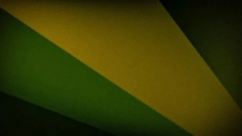 Abstract 4K gradient background with rich green and mustard yellow geometri.. Stock Photos