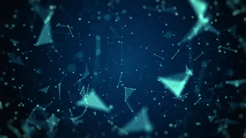 Abstract 4K loop motion background, Futuristic digital network connections Stock Footage 310866346