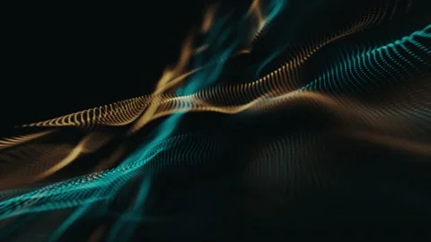 Abstract 4k loopable animation with copy space for your text. Stock Footage 158790932