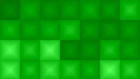 Abstract 4k mosick green pattern Stock Footage 258635941