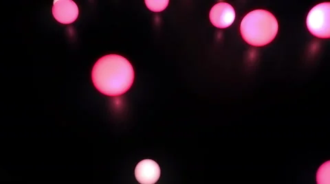 Abstract 4k motion graphics with light balls Stock Footage 68517219