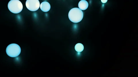 Abstract 4k motion graphics with light balls Stock Footage 68690791